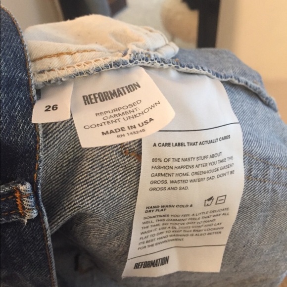 Ref jeans Levi 501 repurposed reformation - Picture 15 of 16